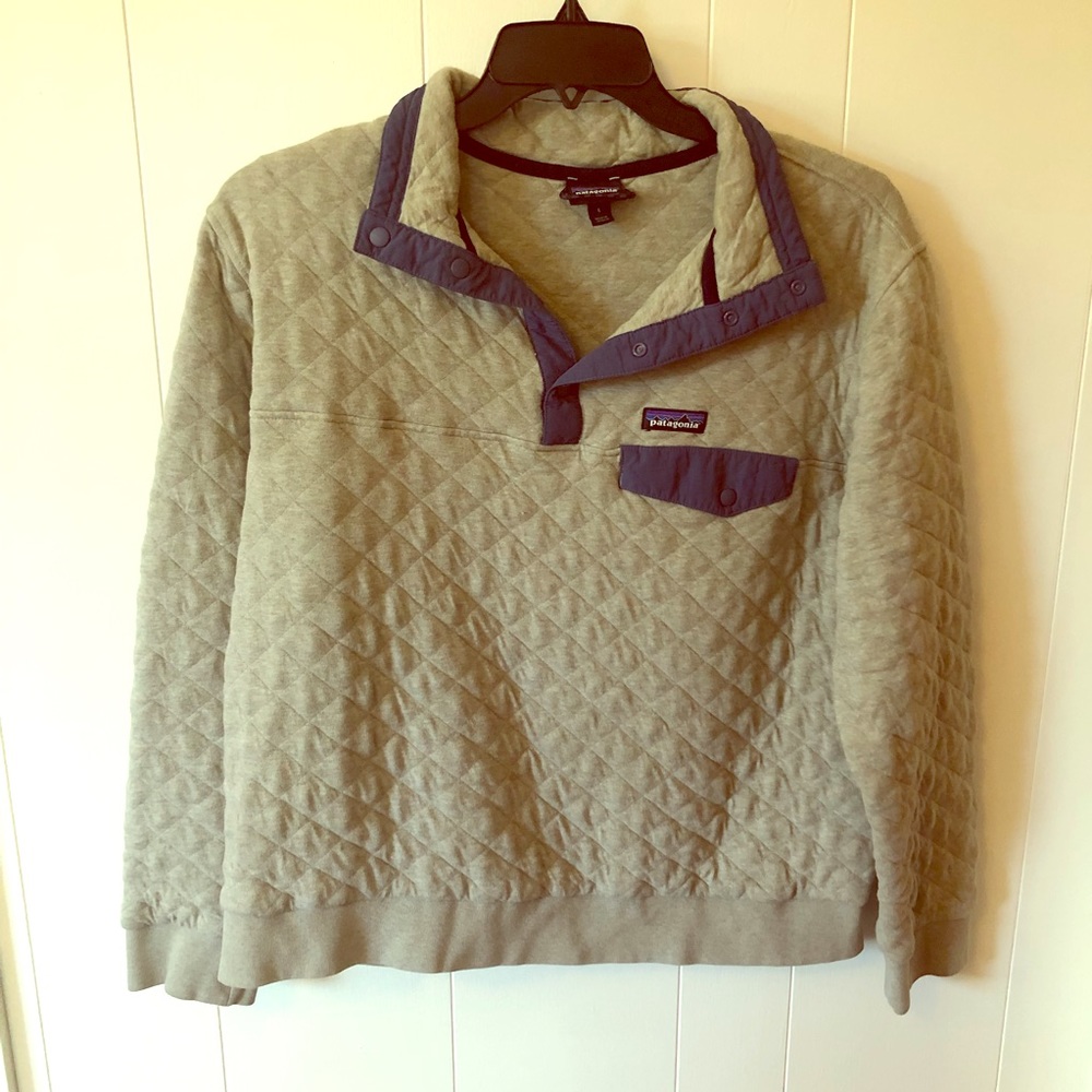 Men’s Patagonia quilted snap t pullover